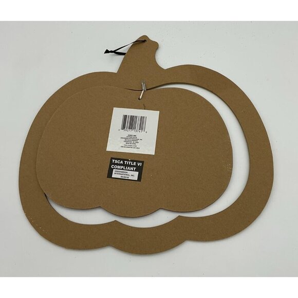 Halloween Witch Decor Set: Glitter Pumpkin Sign Hat & Boot - Picture 3 of 11